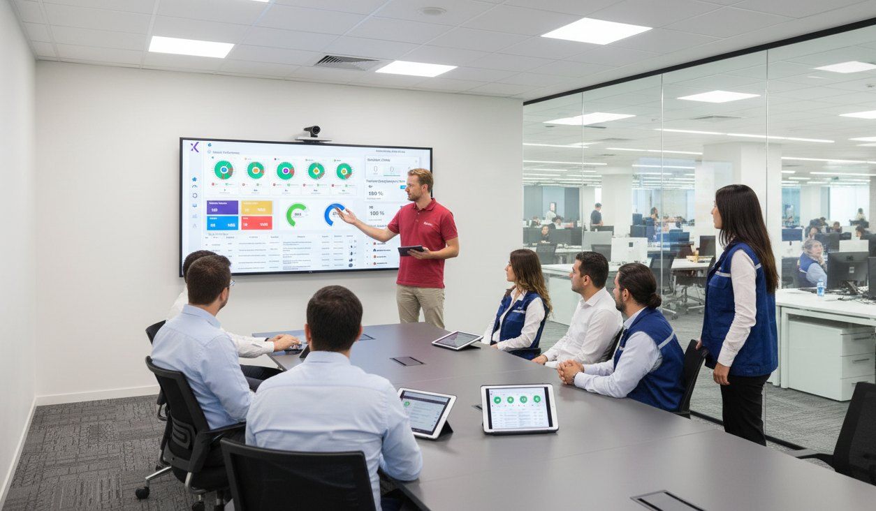 Gemba Digital eğitim salonunda dijital uygulama eğitimi