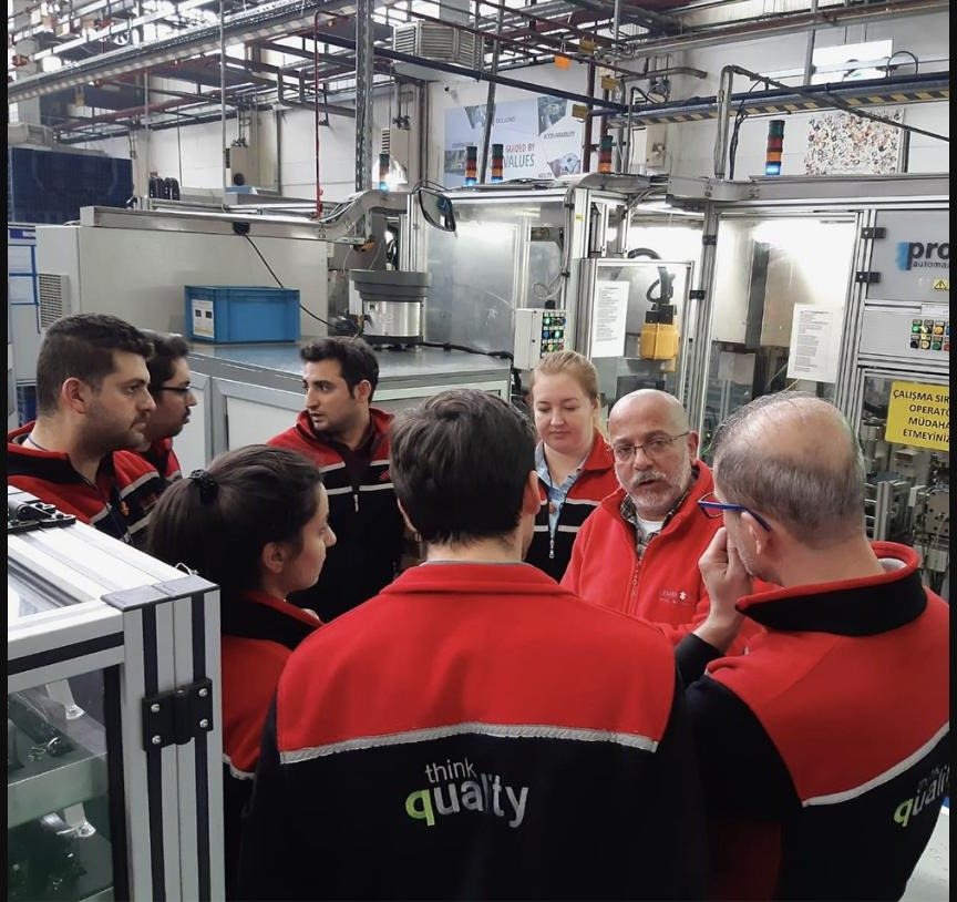 Gemba Partner team conducting an operations assessment on the shop floor