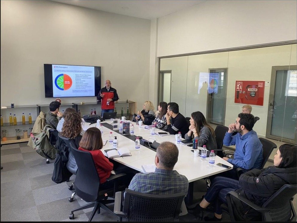 Gemba Partner ofis süreç yalınlaştırma eğitiminde ekiple