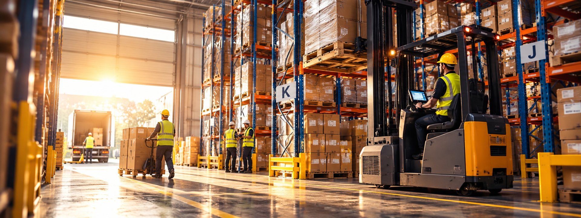 Shop floor management, 5S and loading operation transformation at a logistics facility
