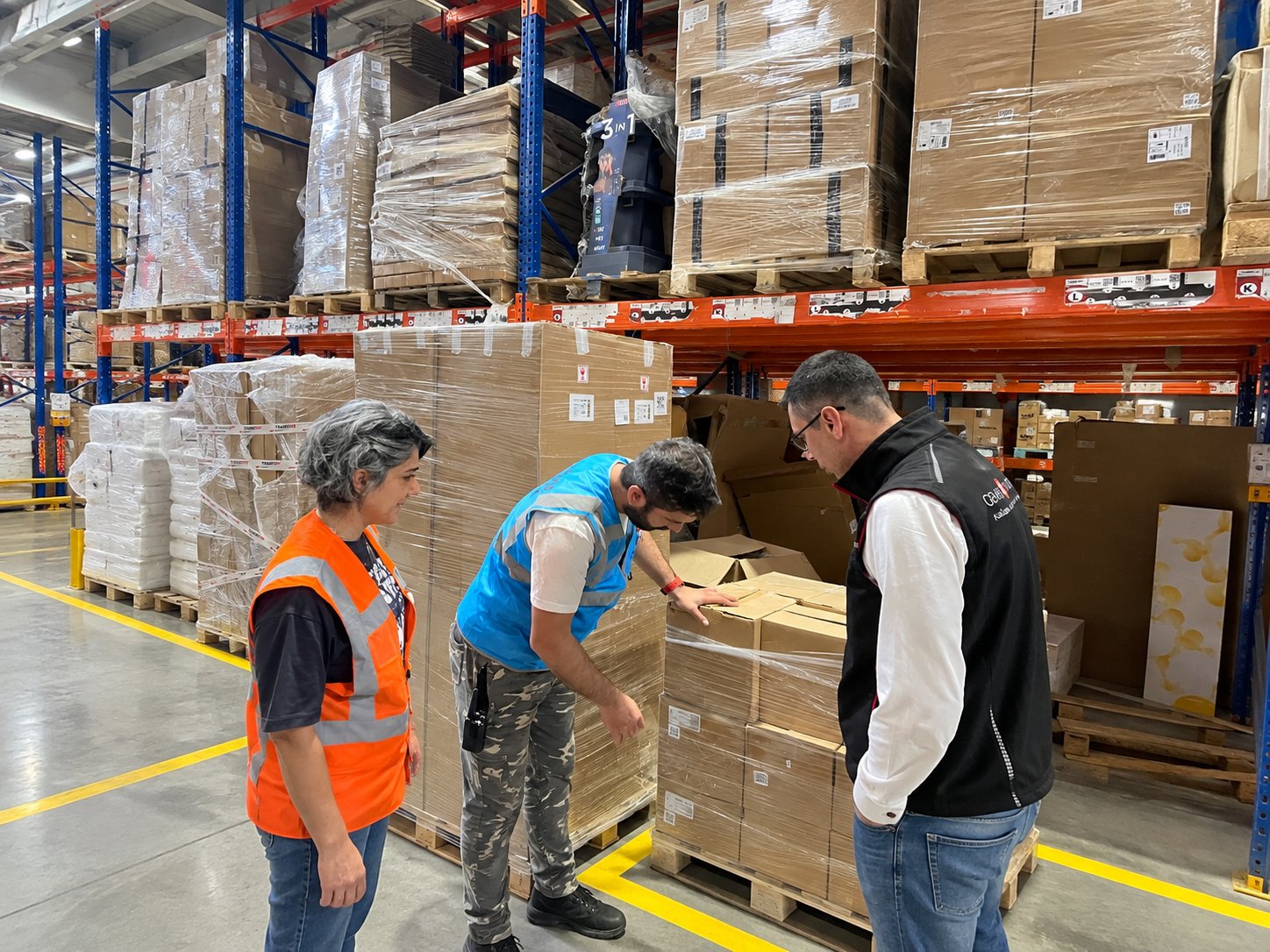 5S and daily management discipline on a logistics site