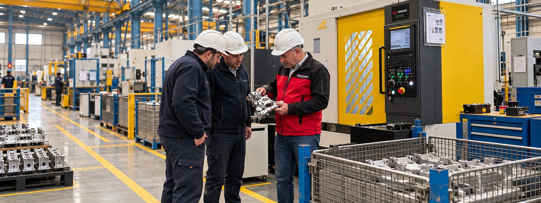 Defense and aerospace machining production flow and OEE improvement