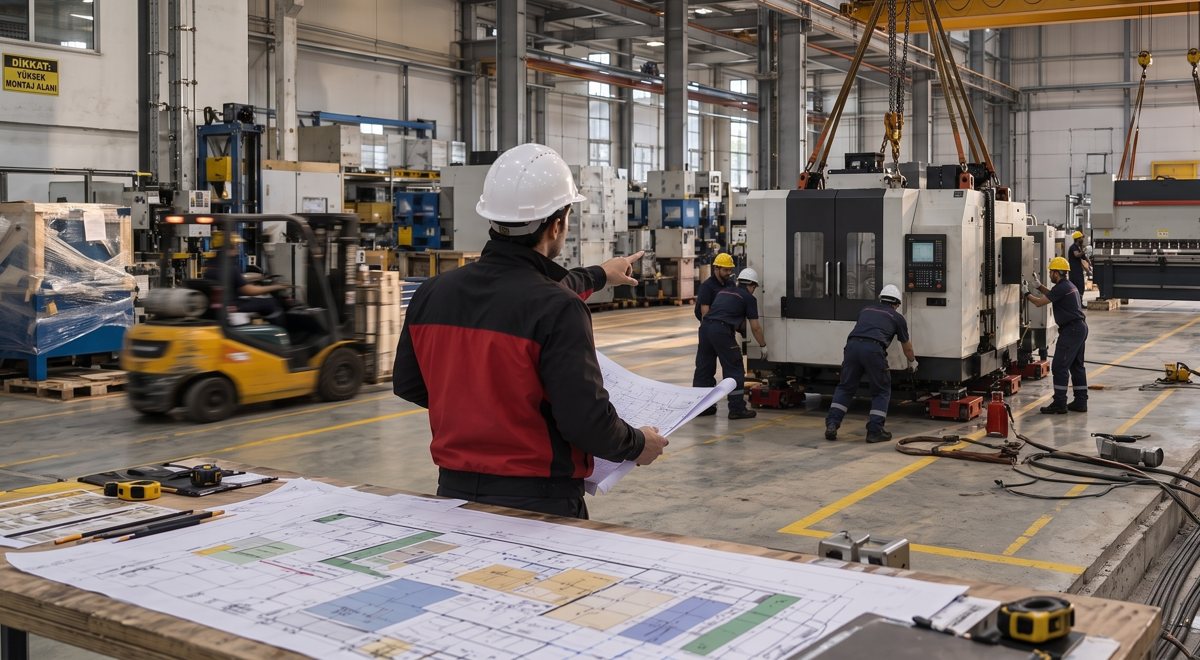 Expert consultation meeting on the new factory layout plan